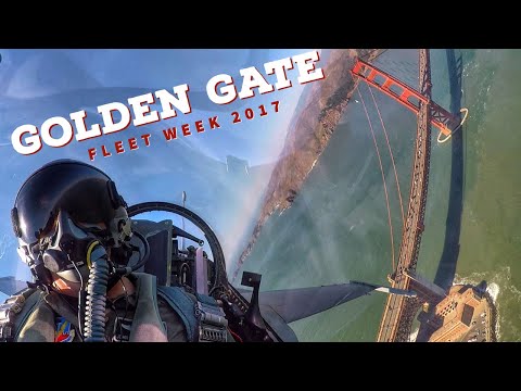 Golden Gate Fly By During San Francisco Fleet Week Airshow 2017
