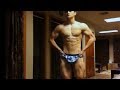 16 year old bodybuilder flexing... 6-7 % body fat. Shredded