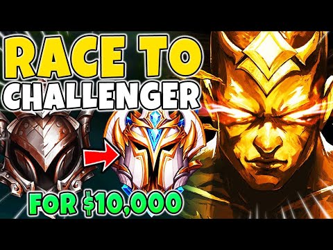 TAKING MY LEE SIN FROM IRON TO CHALLENGER (FOR $10,000) - League of Legends