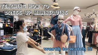 Teaching How to Dress up Mannequins