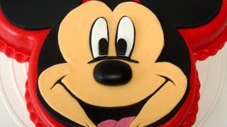 Mickey Mouse Cake - HOW TO Tutorial