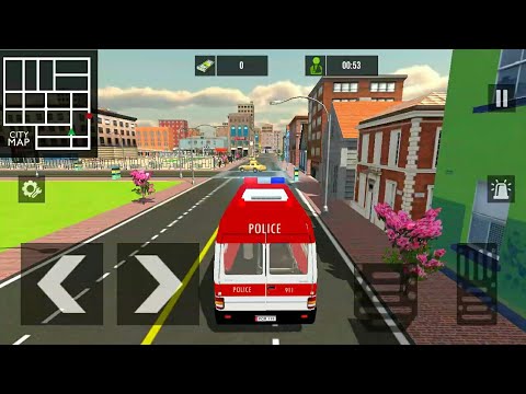 Police Ambulance Van Driving 911 - Emergency Rescue Simulator e - Android Gameplay