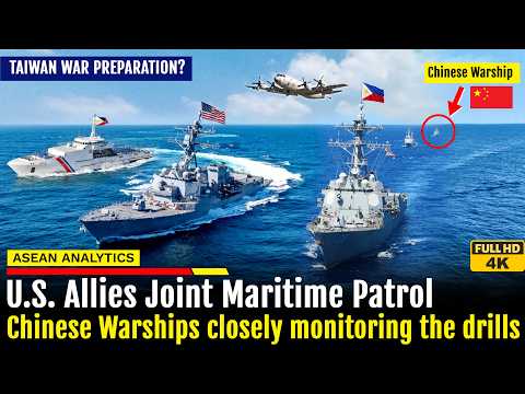U.S. Philippines and Japan Conduct Joint Maritime Patrol in Bashi Channel Near Taiwan