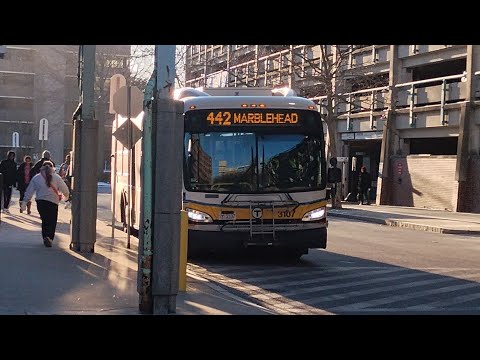 Riding MBTA route 442 to Marblehead via Humphrey Street. (announcements only)