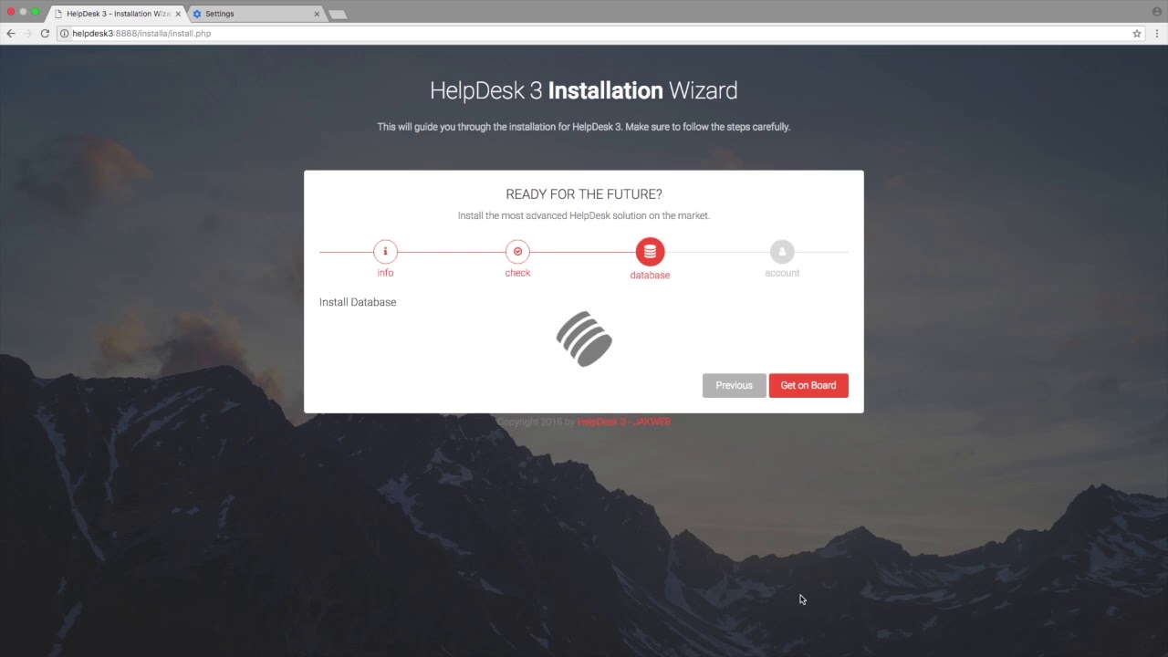 New Installation Wizard for JAKWEB Software