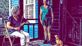 Backporch Buckdance (Cute Dog out-take) - Miss Moonshine and Jan Smith - "Mary Blacksmith" (Irish)