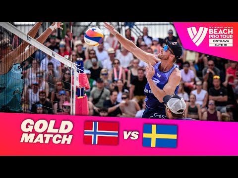 Mol, A./Sørum, C. vs. Åhman/Hellvig - Gold Match Highlights | Ostrava 2025 #BeachProTour