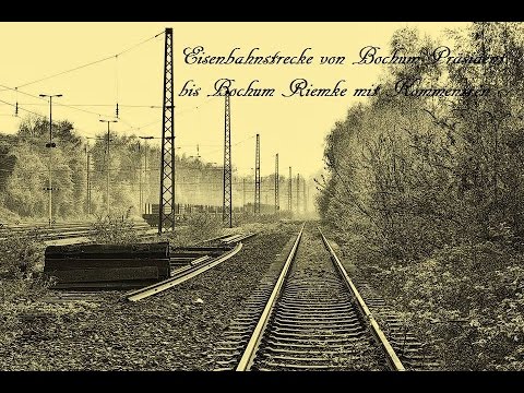 Eisenbahnstrecken in  Bochum von Präsident bis Riemke