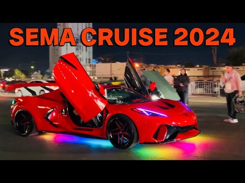 The Hottest Custom Cars and Trucks in the USA | 2024 SEMA Roll Out Cruise!