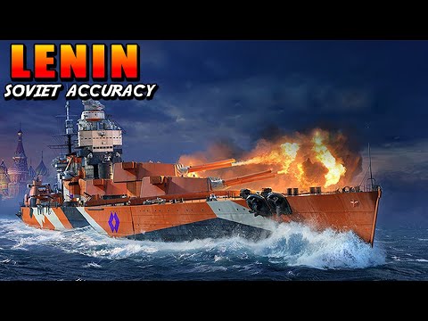 Battleship Lenin: excellent soviet accuracy one-shots ships