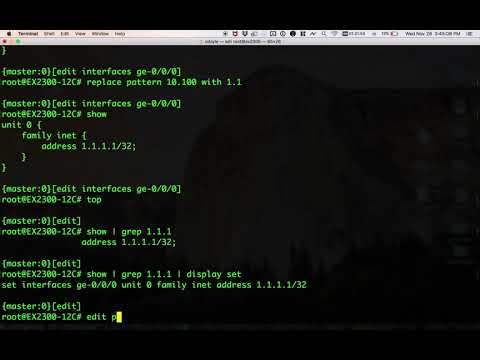 5 - My favorite Junos commands - replace, copy, & rename