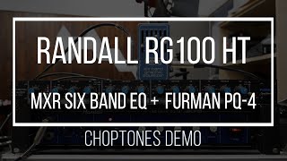 Video thumbnail for 🔥COWBOYS FROM HELL 🔥Randall RG100HT + MXR Six Band EQ + Furman PQ-4 | Dime Playthrough Demo by ChoptonesOfficial