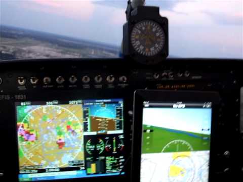 Synthetic vision on WingX driven by the AHRS G mini