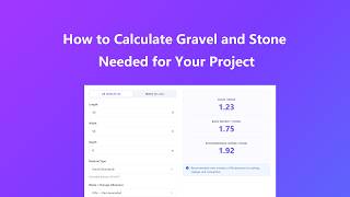 How to Calculate Gravel and Stone Needed for Your Project (Cubic Yards & Tons)
