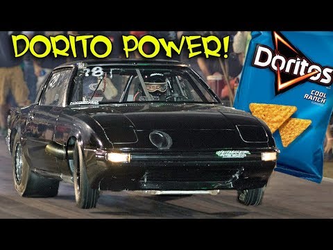 Dorito Power!  Turbo Bigger than the Engine! (13b RX7)
