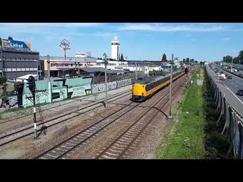 Koploper ICM 4037+4248 bij Rotterdam Noord HB, 24 06 2020