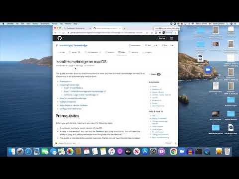 Installing Homebridge on MacOS