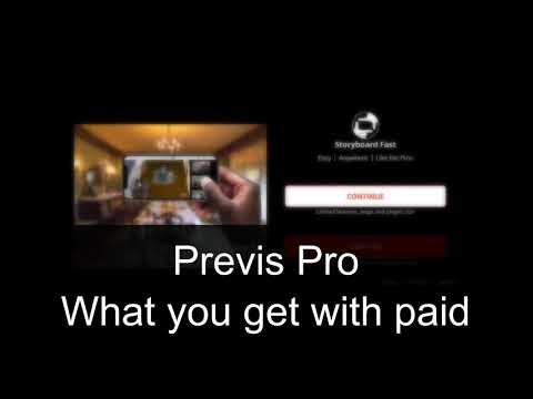 Previs Pro - What you get with paid membership