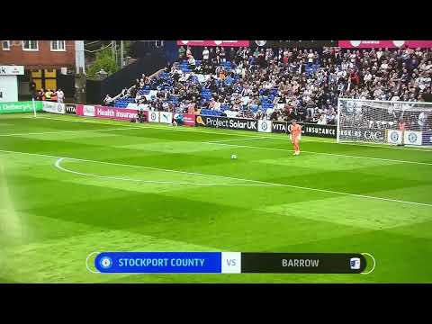 STOCKPORT V BARROW GOALS