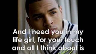 Chris Brown - Submarine W/Lyrics