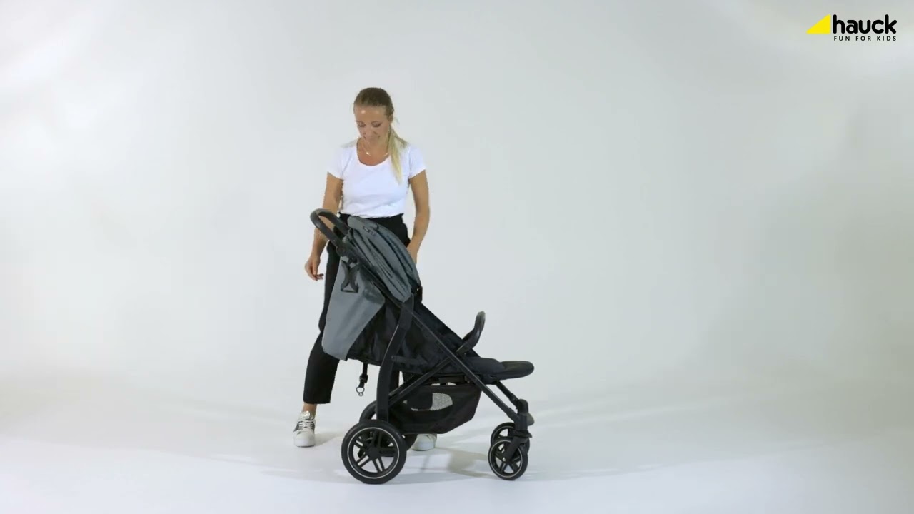 Hauck Rapid 4D, Silla de paseo, desde Nacimiento hasta 25 kg, Compacto,  Capota XL con Protección Solar 50+, Ruedas de Goma, Altura Ajustable,  Posición