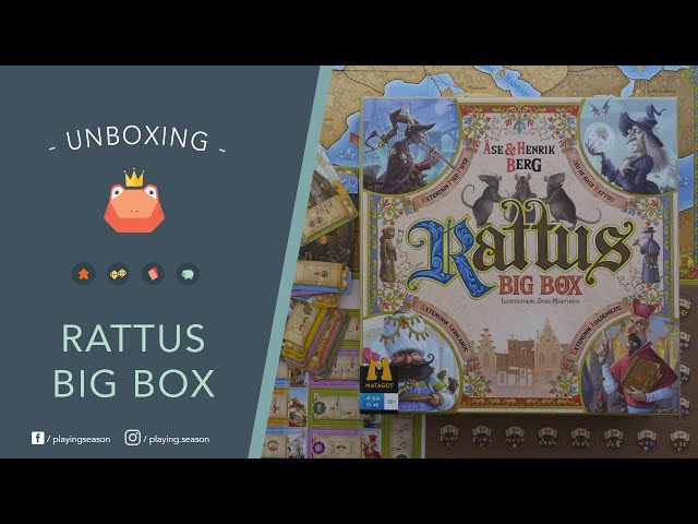Vídeo relacionado con Rattus Big Box Expansión del juego de mesa | Juego de supervivencia de la peste medieval | Juego de mesa de estrategia para adultos y niños a partir de 10 años | 26 jugadores | Tiempo promedio de