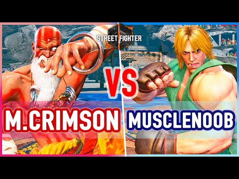 SF6 🔥 Mister Crimson (Dhalsim) vs Musclenoob (Ken) 🔥 Street Fighter 6
