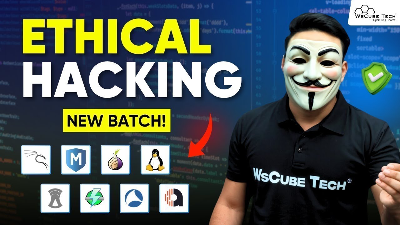 Ethical Hacking Full Course (2025) 🛡️| Learn 40+ Tools + Get Certified!