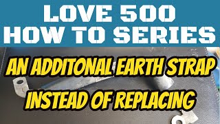 How to add an additional earth/ground strap instead of replacing on a Fiat 500 or Abarth