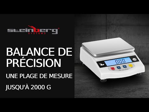 Vidéo - Balance de précision - 2.000g / 0.01g - LCD
