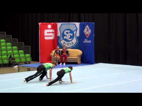 Sachsenpokal 2014   048   MP   Junior 12 19   Dyn   GER   SC Riesa, Paul Julius Behrendt & Lukas Tei