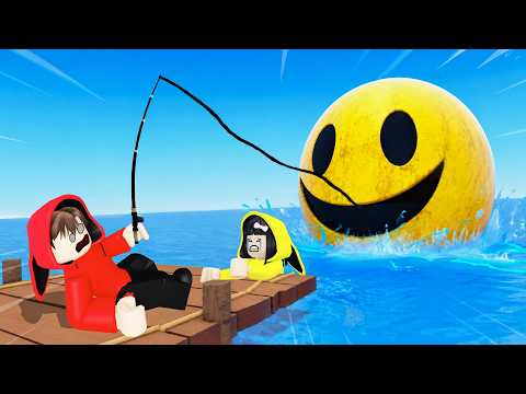 Yuta, Mio Dan Baby Celine Memancing Ikan Pakai Umpan Diri Sendiri || ROBLOX