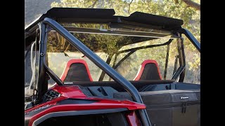 Honda Talon Rear Panel windshield How to install 1000R 1000X