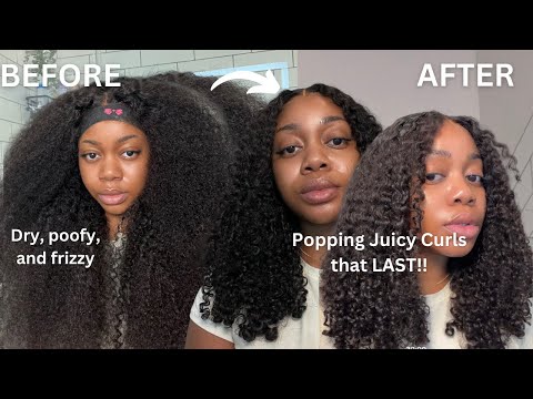 How to: DEFINED, FRIZZ FREE, LONG LASTING KINKY CURLY...