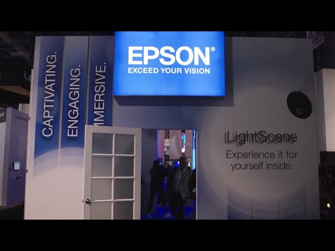 Projetores LightScene na DSE 2018 (em inglês)