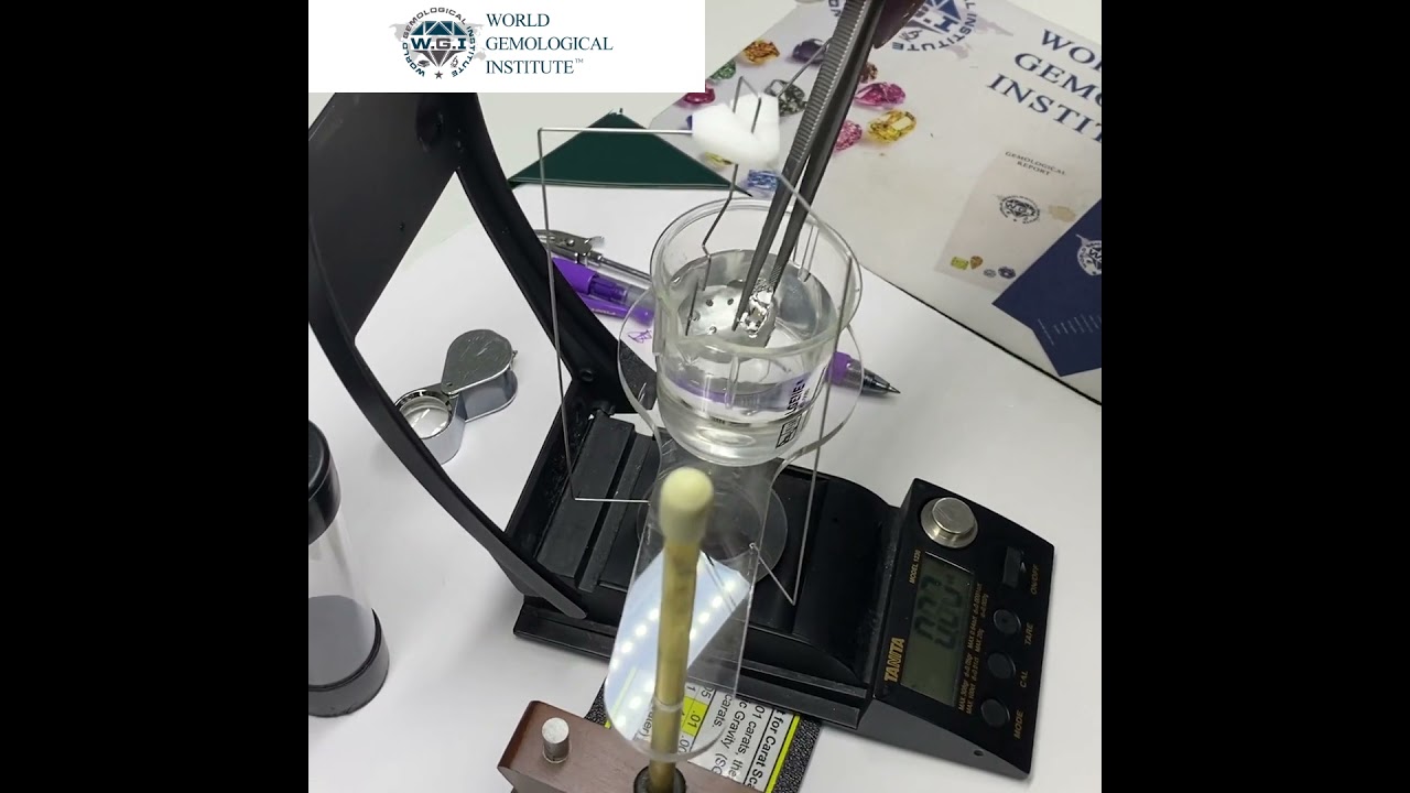 WGI Laboratory - How to test the specific gravity of a stone?