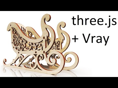 Photorealistic rendering three.js scenes with Vray