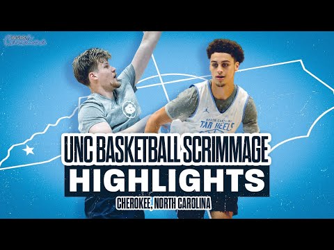 UNC Basketball Scrimmage at Cherokee Highlights | Inside Carolina