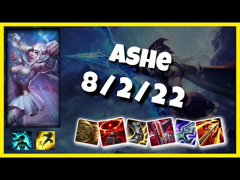 Ashe vs Kai'Sa KOREAN Challenger BOT (8/2/22) Gameplay Replay - Patch 10.23
