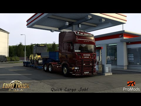 Scania R580 V8 | Quick Freight Job | Promods 2.65 | ETS2 V1.47