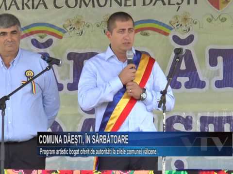 Comuna Daesti, in sarbatoare