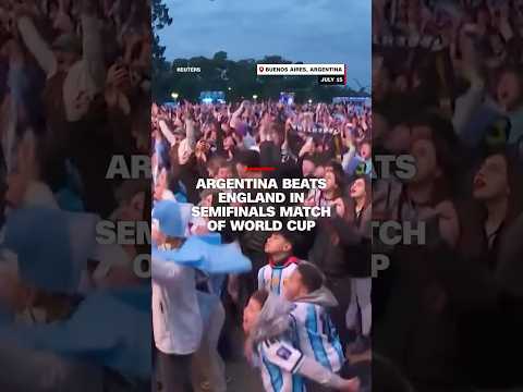 Argentina beats England in semifinals match of World Cup