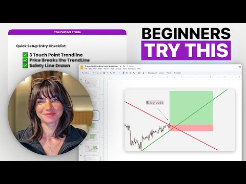 The Perfect Beginner TRENDLINE Trade (Step-by-Step)