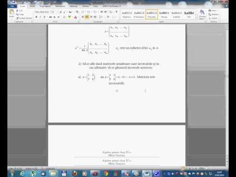 Algebra pentru clasa a XI-a -Lectia 5