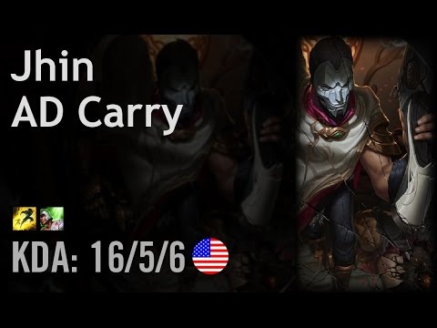 Jhin AD Carry vs Lucian - Sneaky - NA Challenger Path 6.2