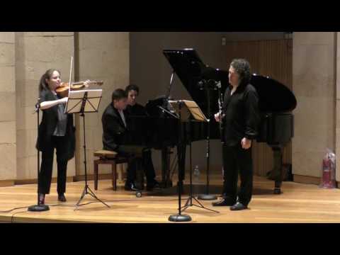 Stravinsky "L'histoire du soldat" for Violin, Clarinet and Piano - Yehudin, Brakhman