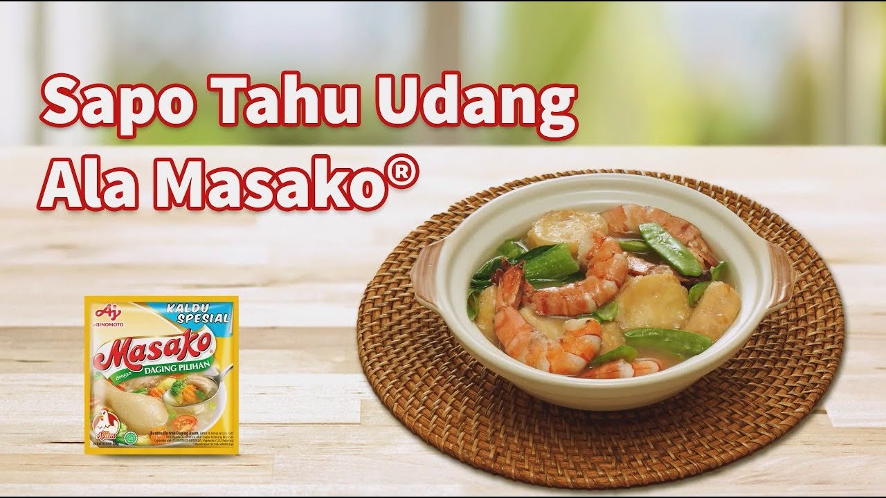 Resep Sapo Tahu Udang ala Masako®