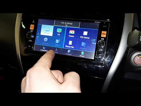 MP315D-W активация кнопок на руле и камеры заднего хода NISSAN NOTE 2016г.