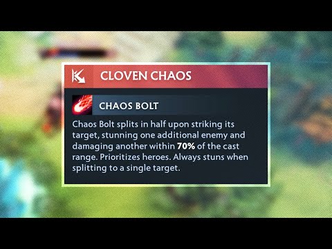 Support Chaos Knight has crazy good control with this 7.39 Facet in Dota 2