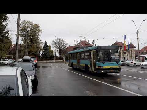 Troleibuzul Ikarus 415T #5161 și autobuzul Mercedes Benz Citaro Euro 3 #4583 la Gara Obor